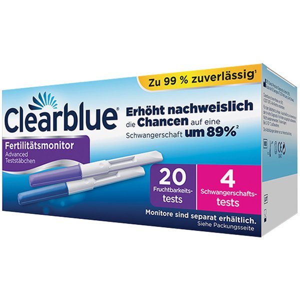 Clearblue ADVANCED Fertilitätsmonitor Teststäbchen 30+3
